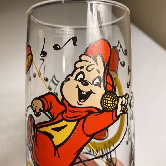 Vintage Alvin and The Chipmunks Drinking Glass - Picture 4 of 5
